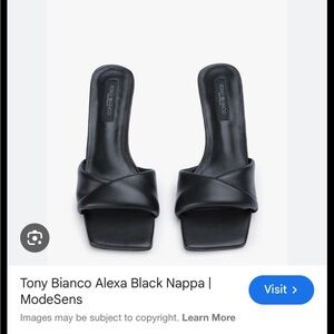 Tony Bianco Alexa Nappa Black
